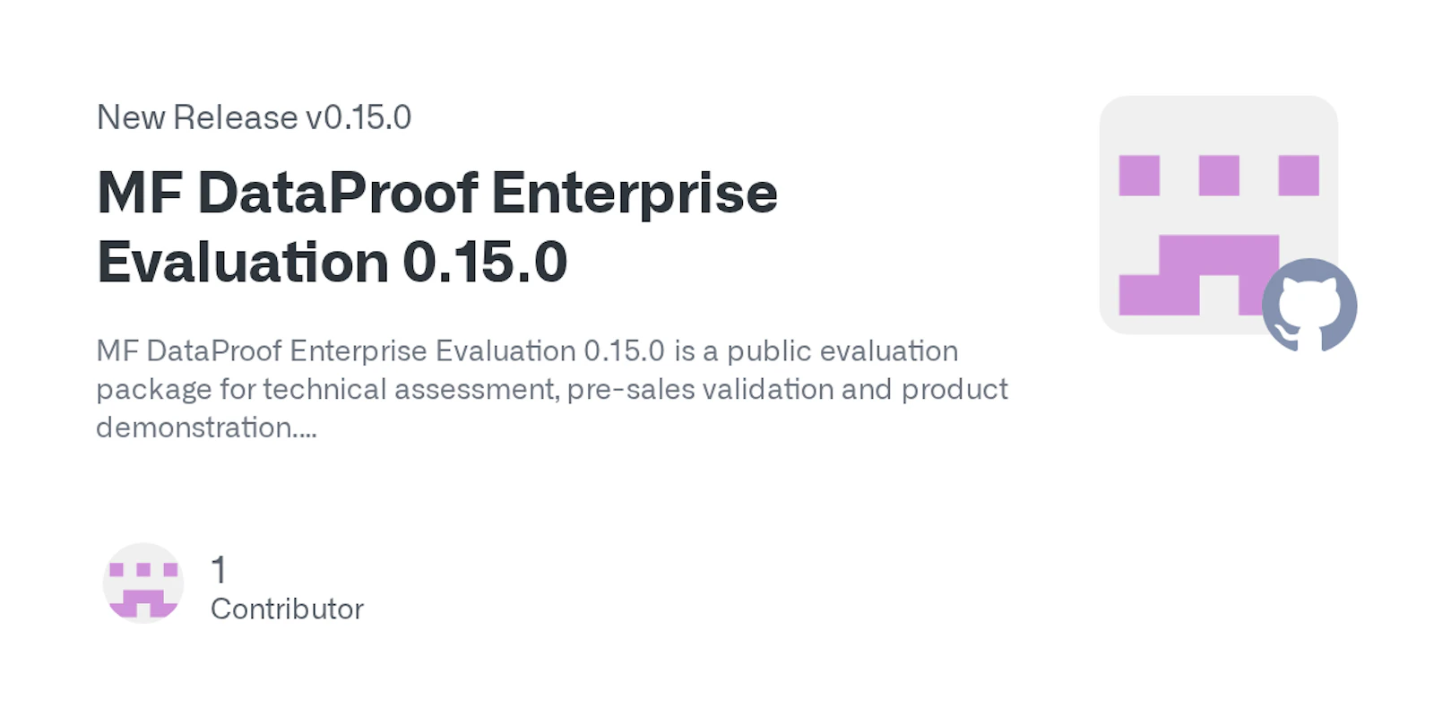 MF DataProof screenshot 1