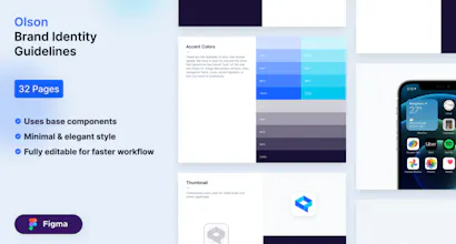 Olson Brand Guide for Figma gallery image