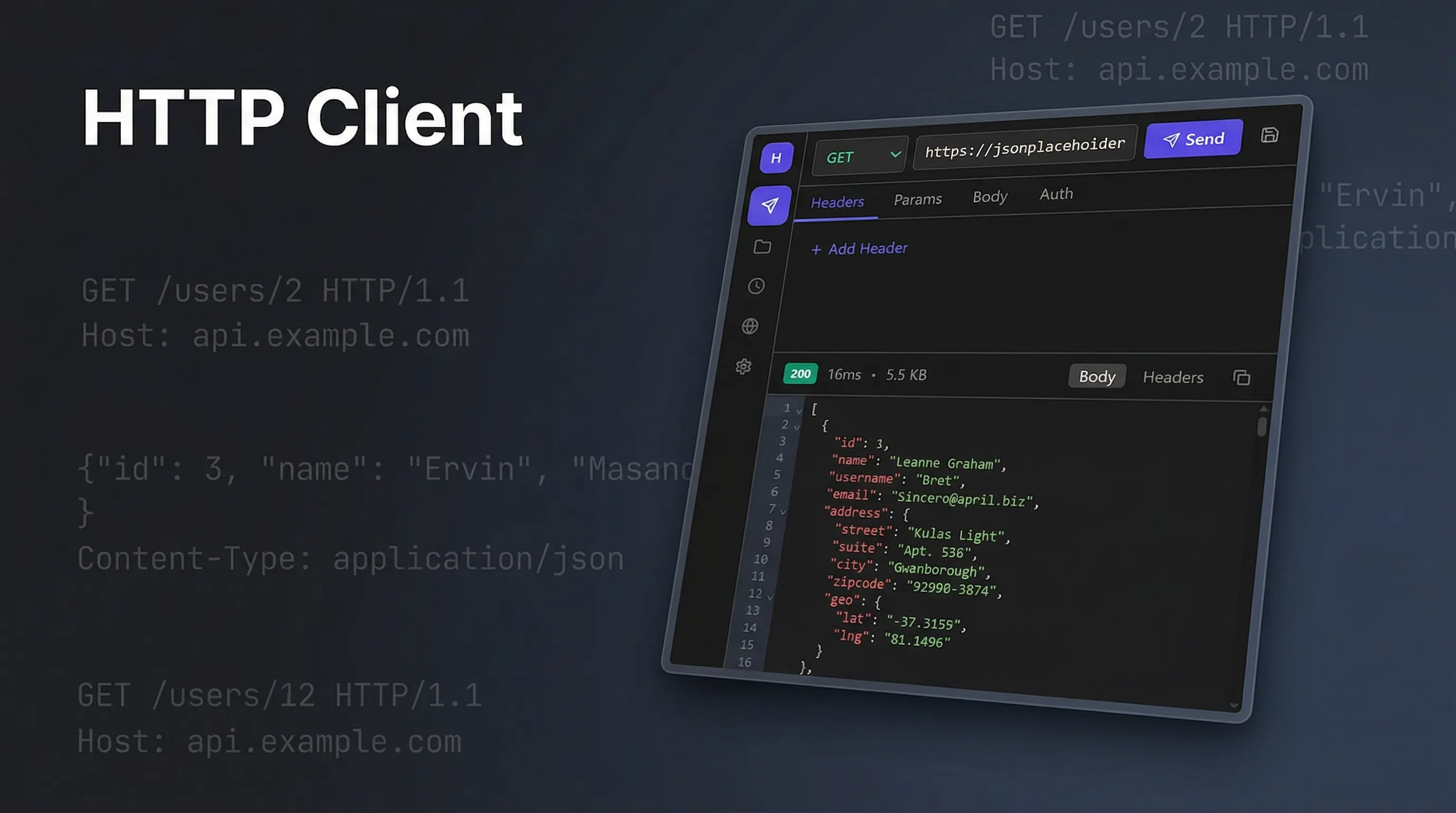 HTTP Client - API Tester for Chrome 제품 배너