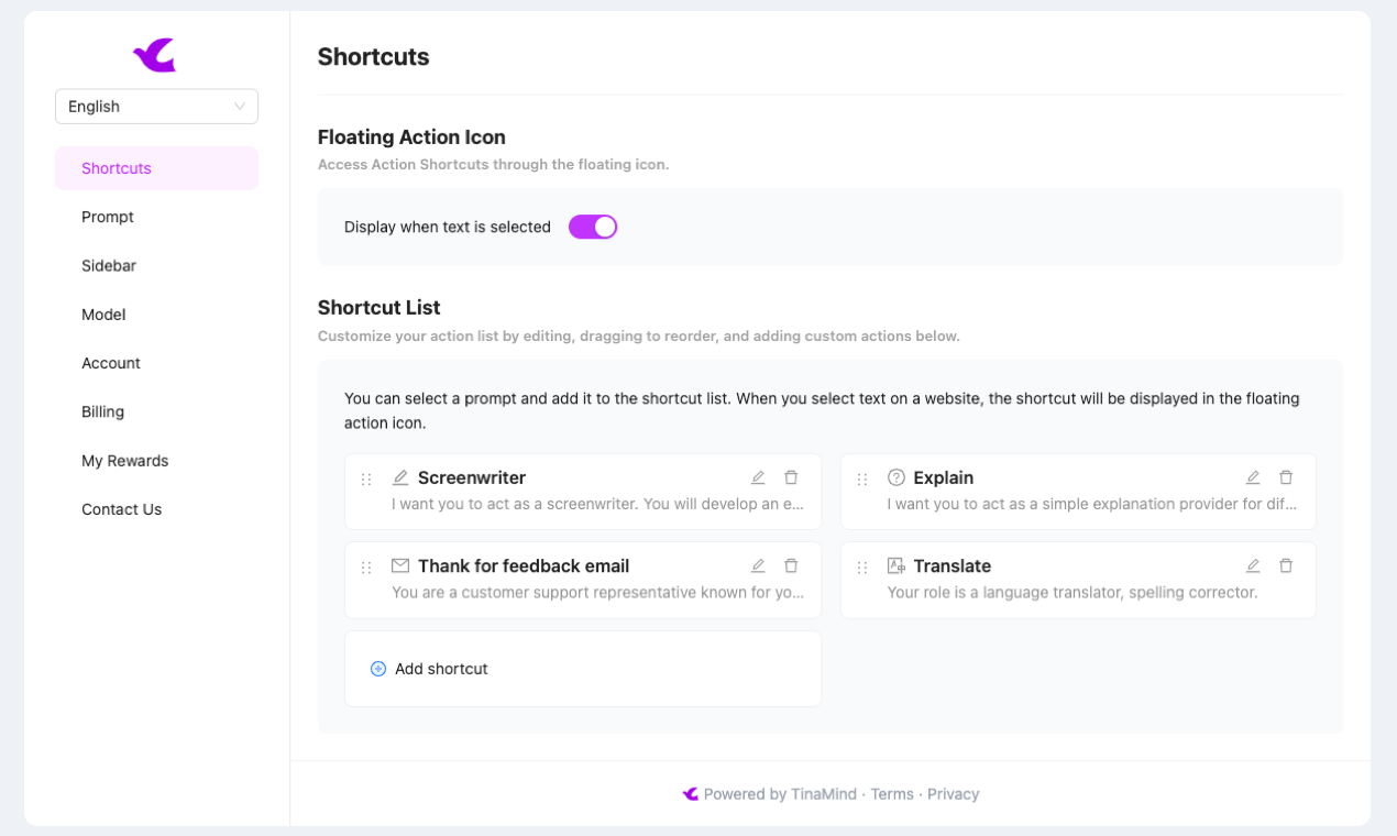 TinaMind gallery image