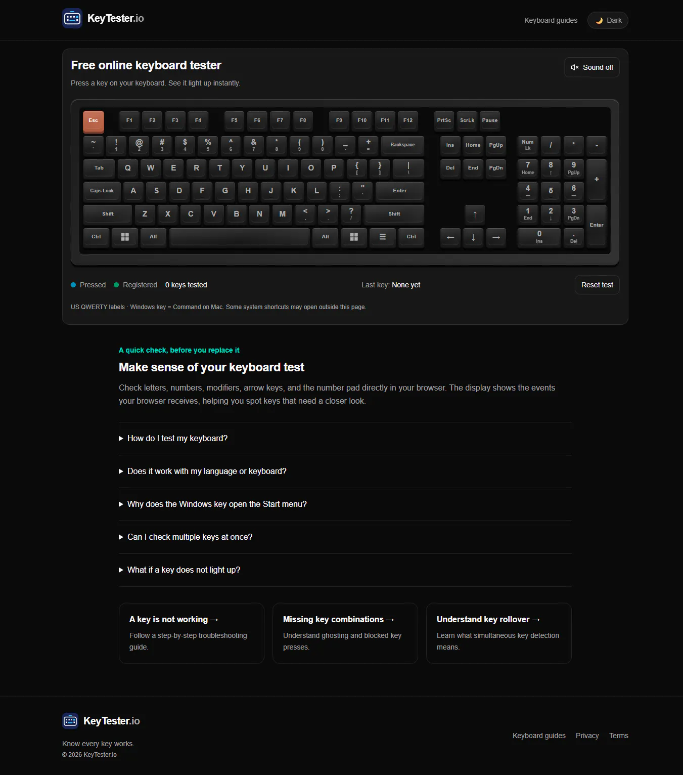 KeyTester.io gallery image