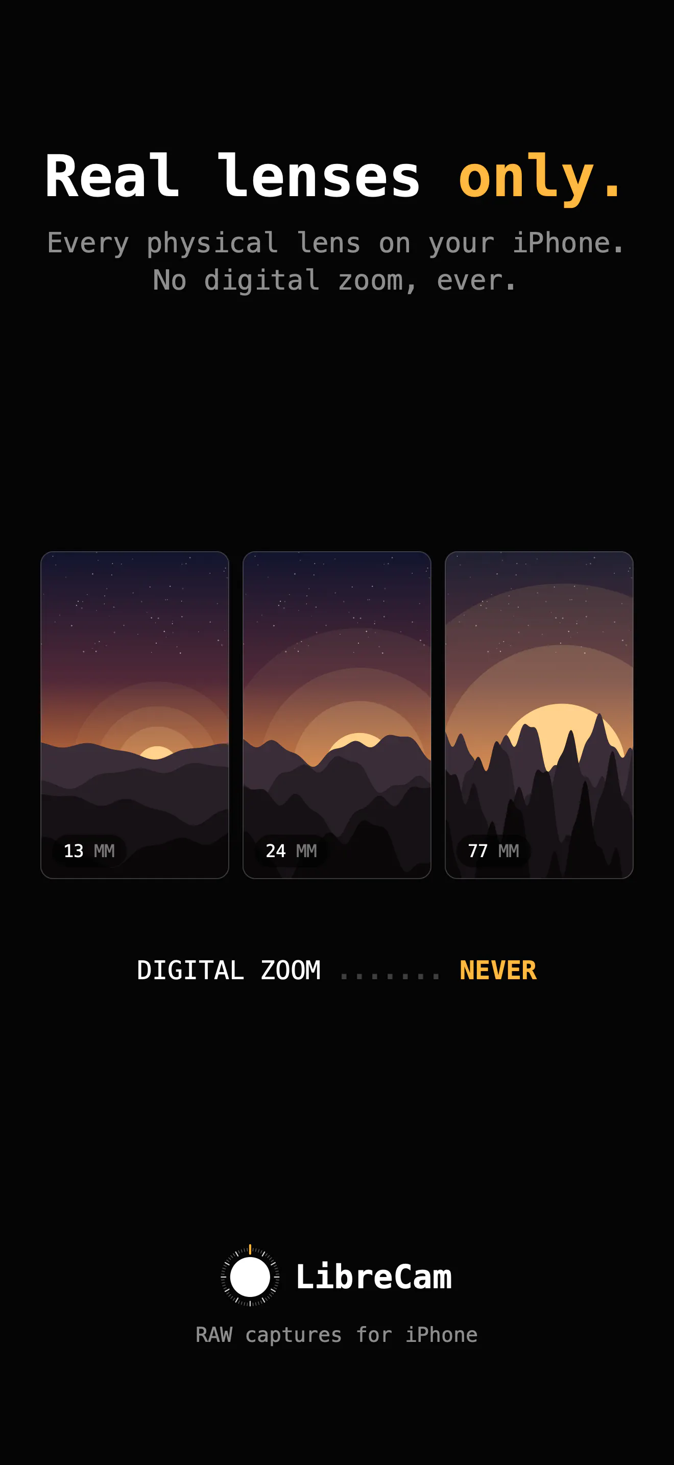 LibreCam: Manual RAW Camera for iPhone gallery image