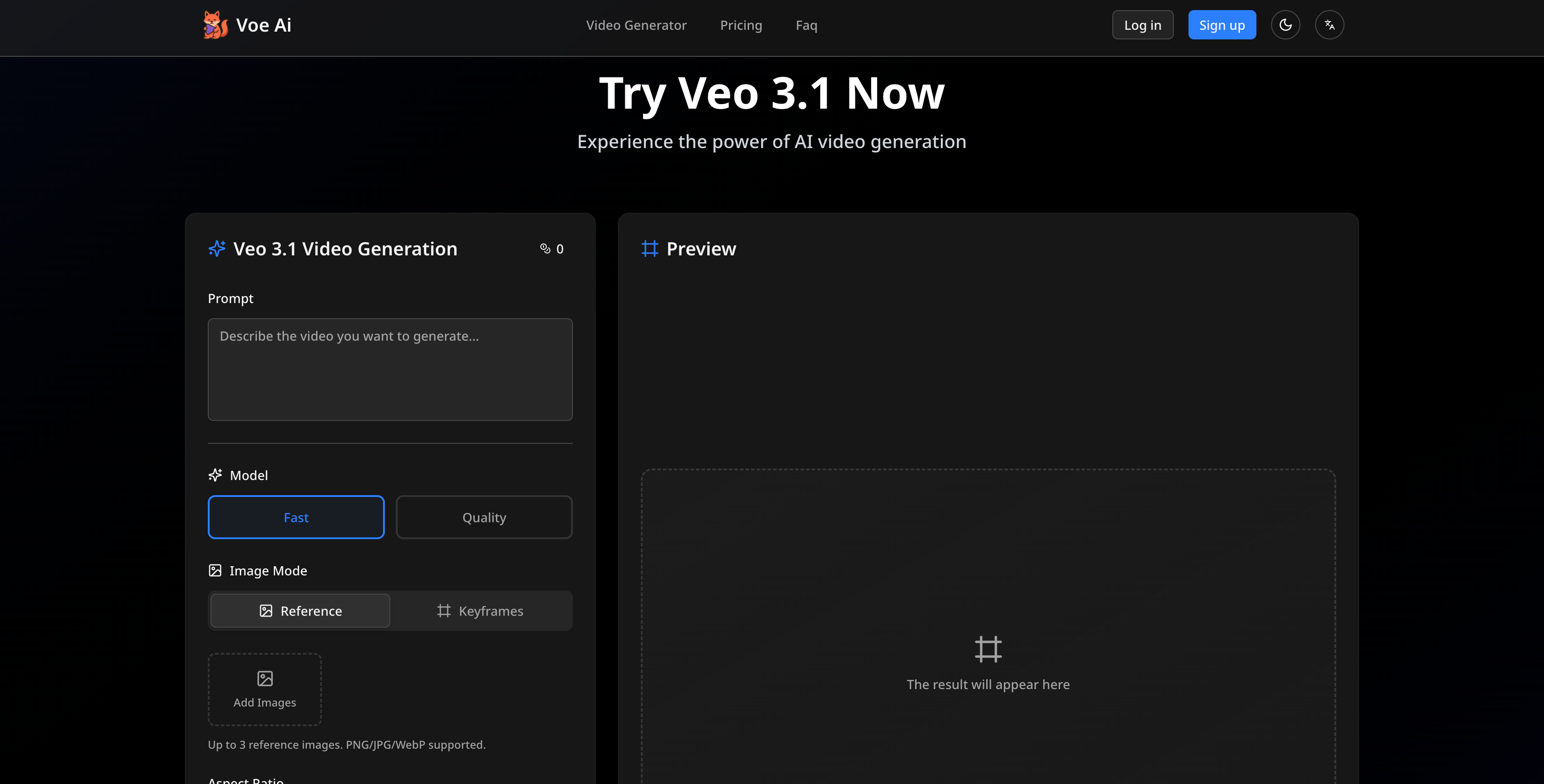 Voe Ai - Screenshot 2 showing product features and functionality