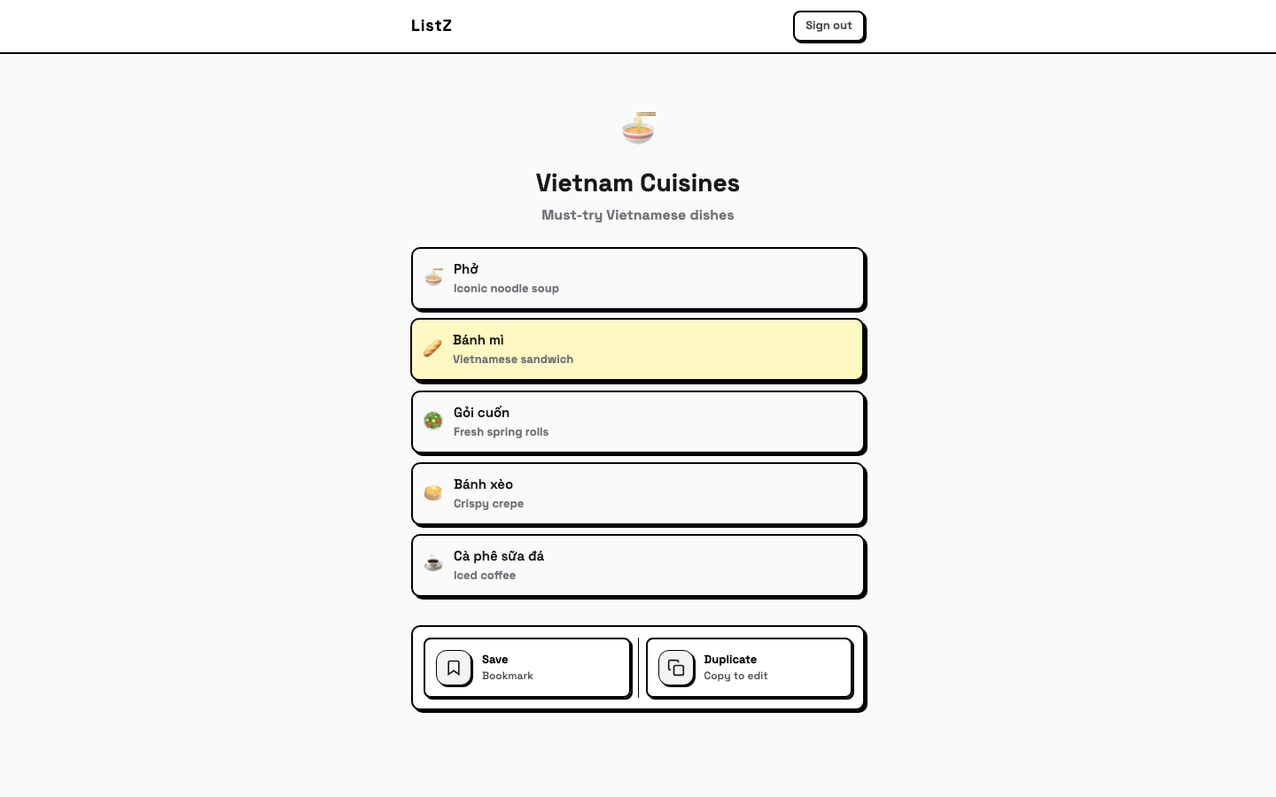 ListZ - Screenshot 3 showing product features and functionality