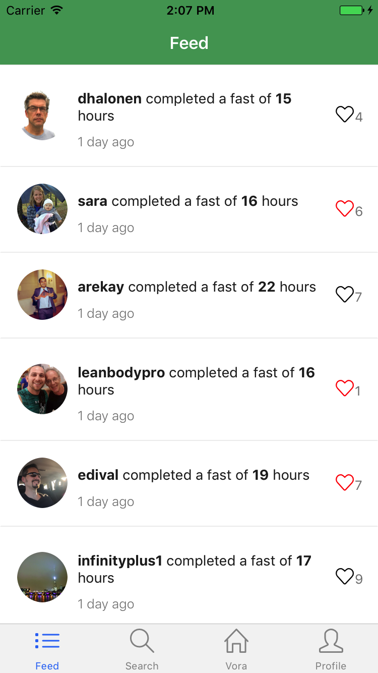 Vora - Fasting Tracker gallery image