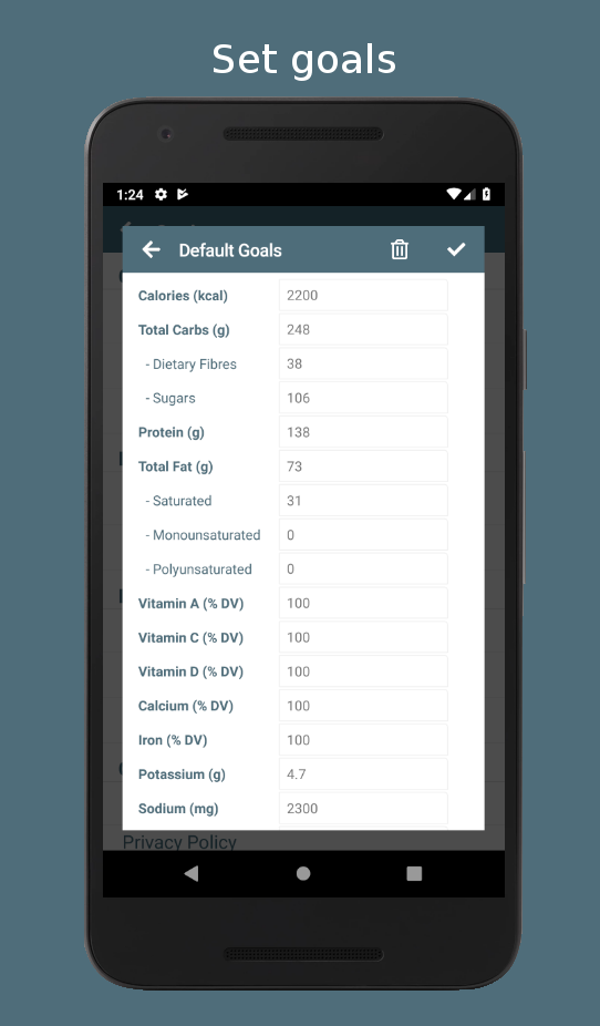 Private Calorie Counter - OmNom Notes gallery image