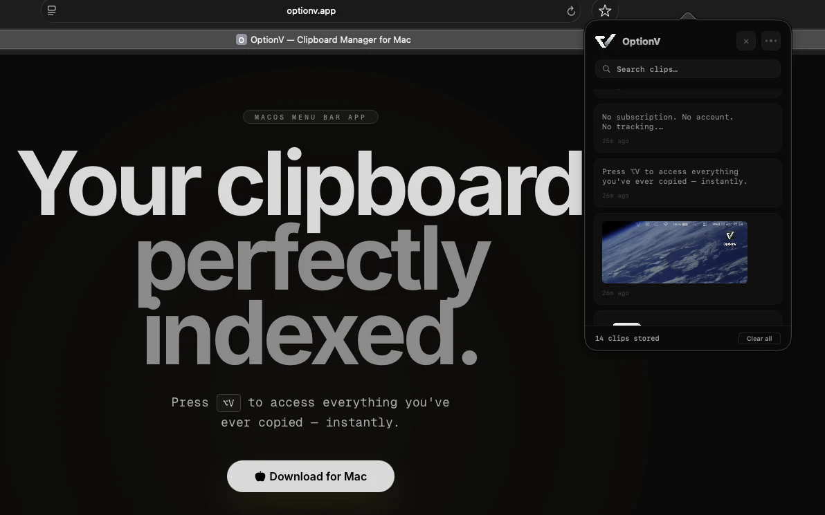 OptionV screenshot 2