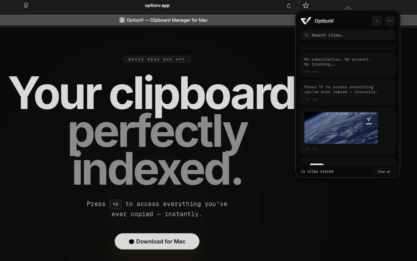 OptionV screenshot 3