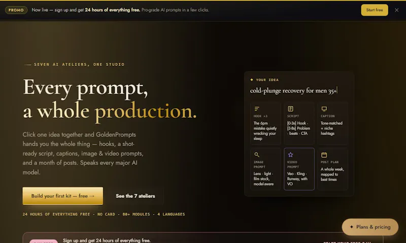 GoldenPrompts screenshot 1
