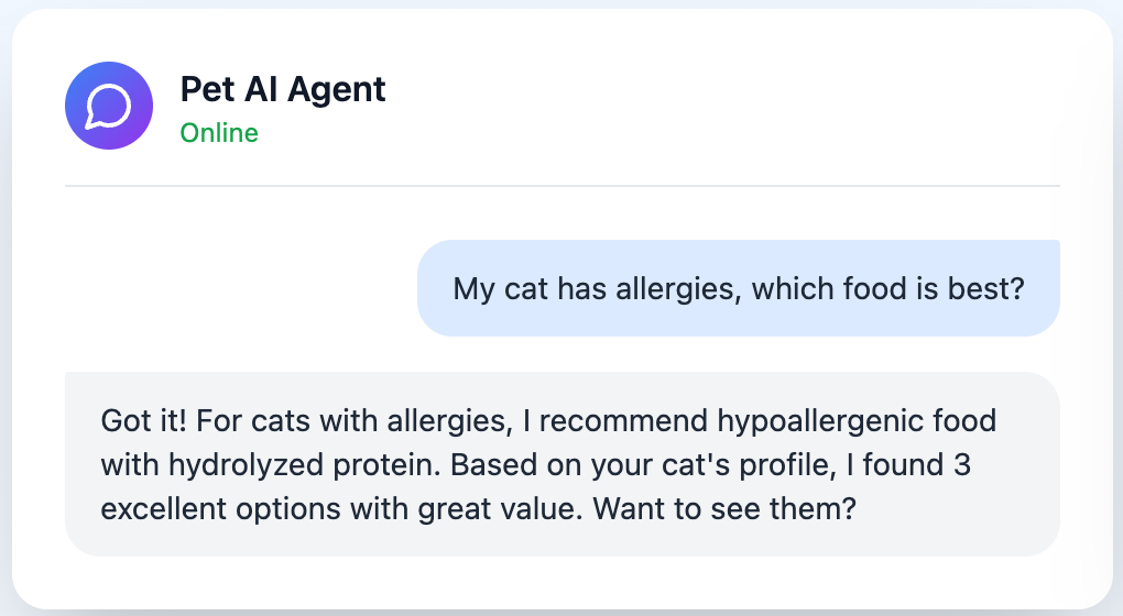 Your Pet AI assistant gallery image