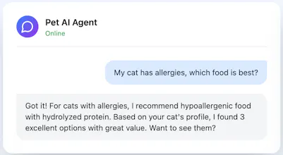 Your Pet AI assistant gallery image
