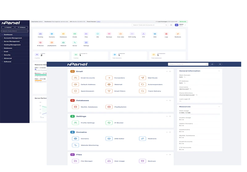 HPanel screenshot 1