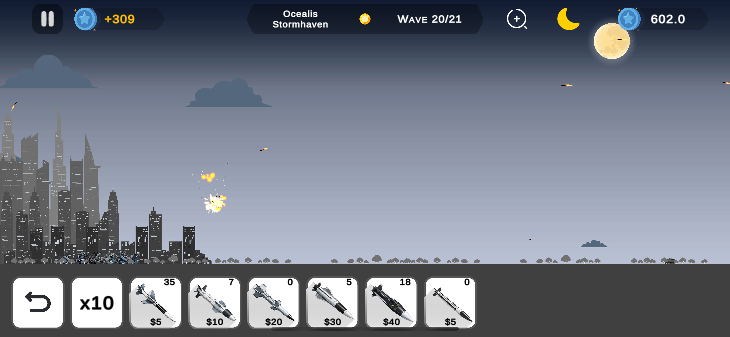 Rain Of Fire: Anti-Air Defense - Screenshot 3 showing product features and functionality