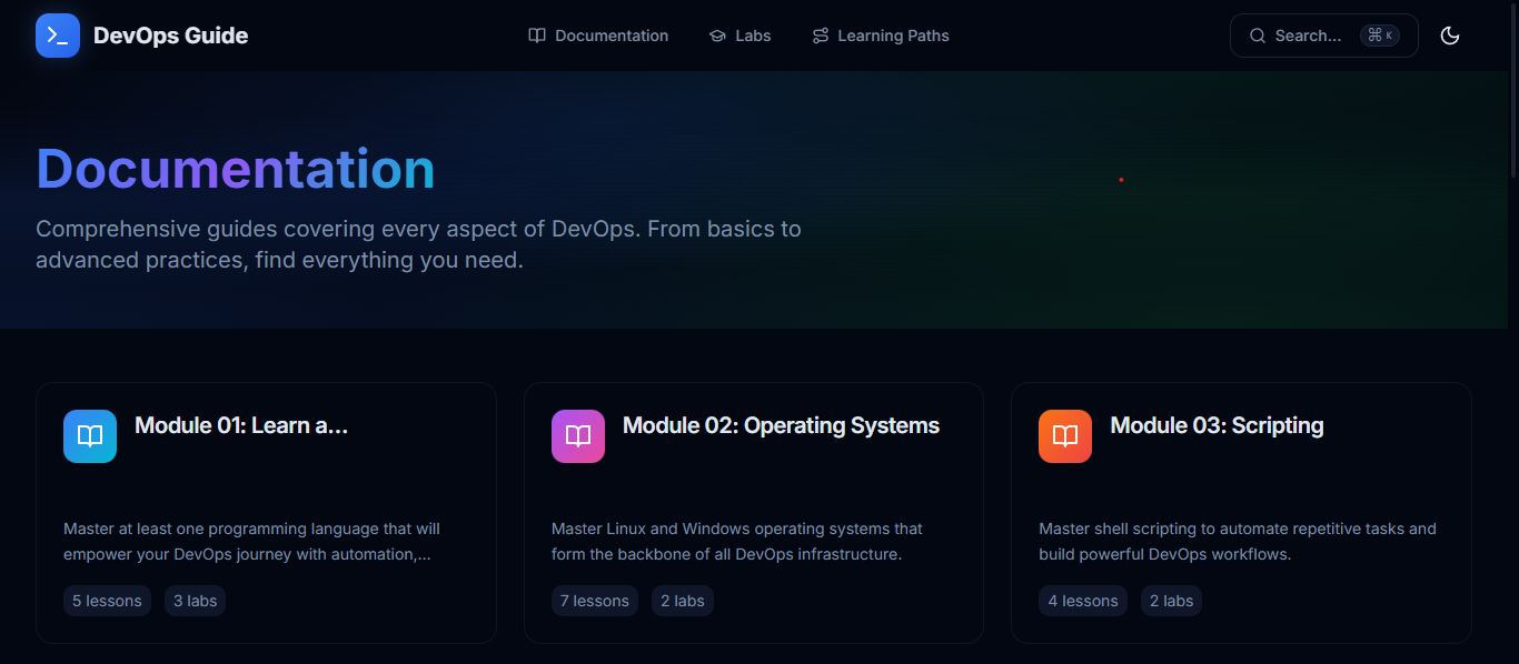 DevOps Guide - Screenshot 3 showing product features and functionality