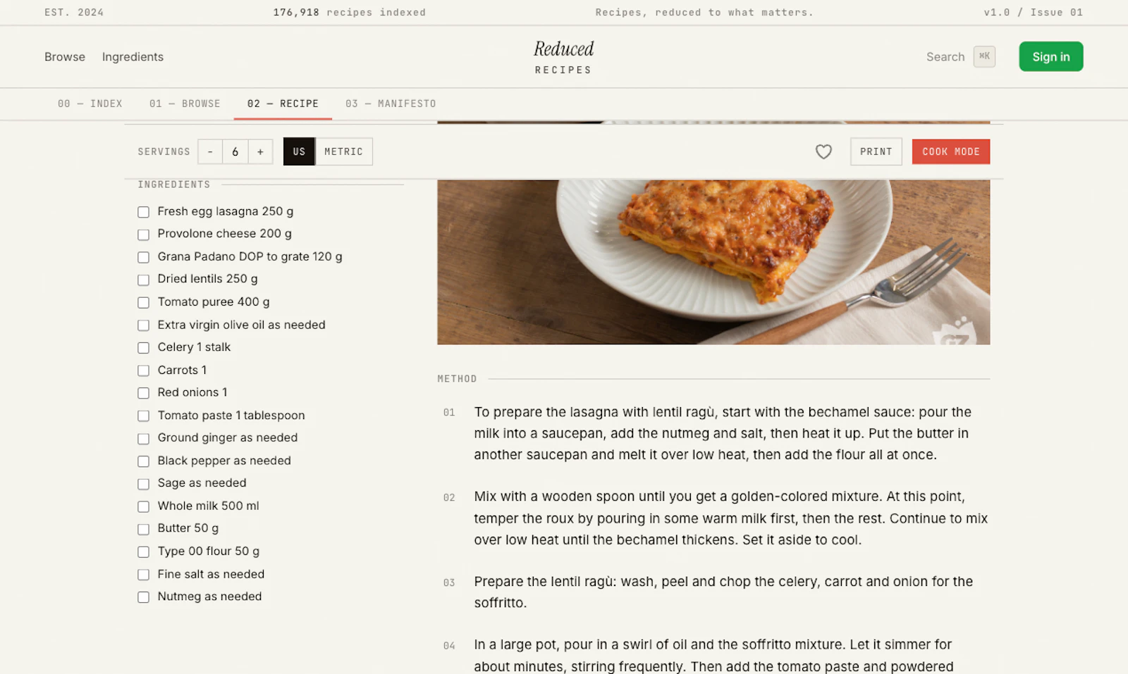 Reduced Recipes — Recipes, reduced. screenshot 9
