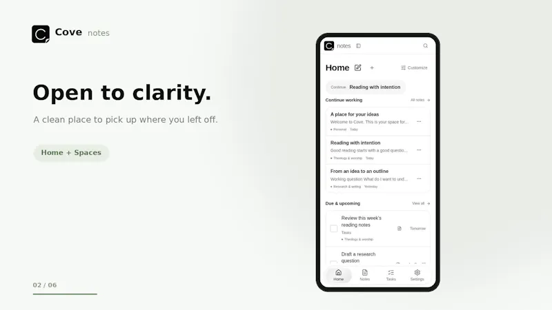 Cove Notes screenshot 3
