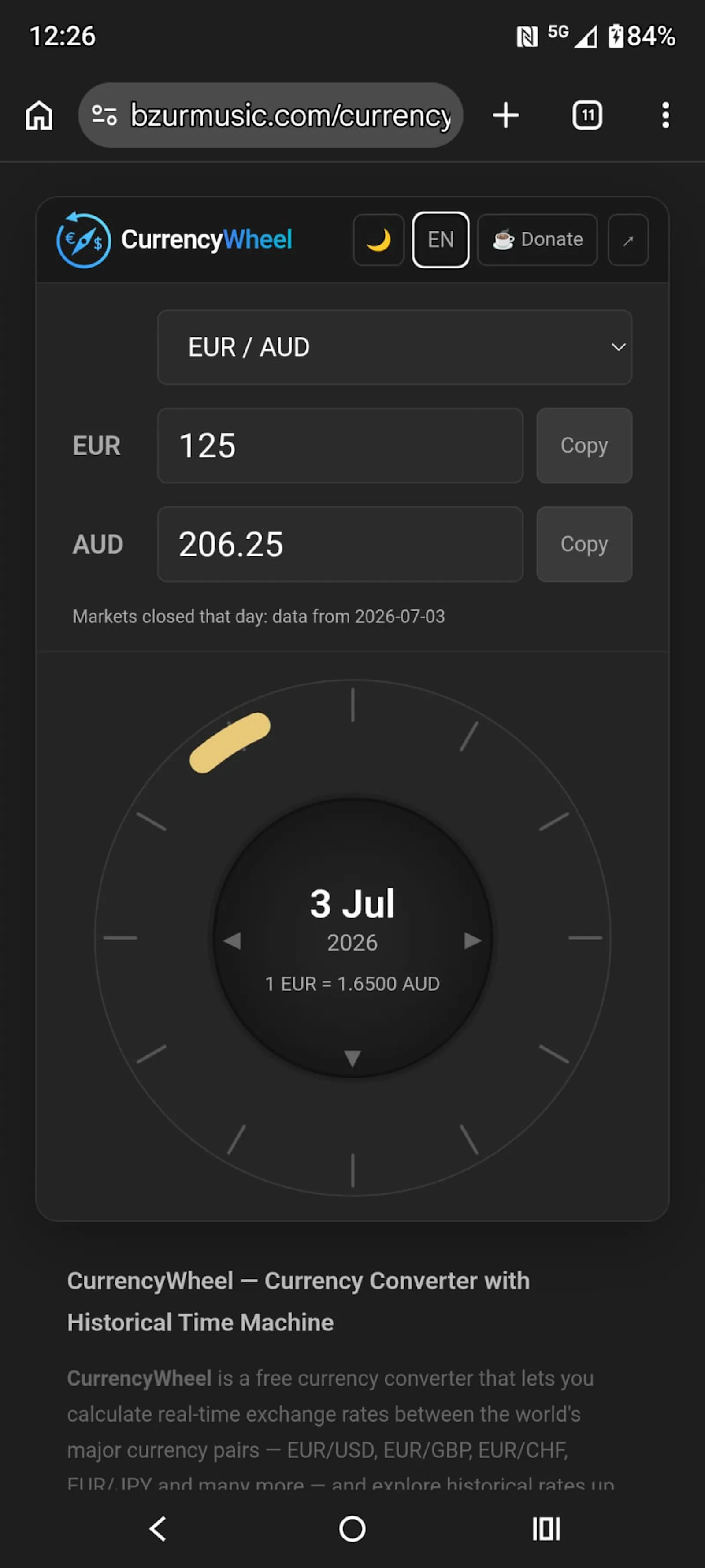 CurrencyWheel screenshot 4