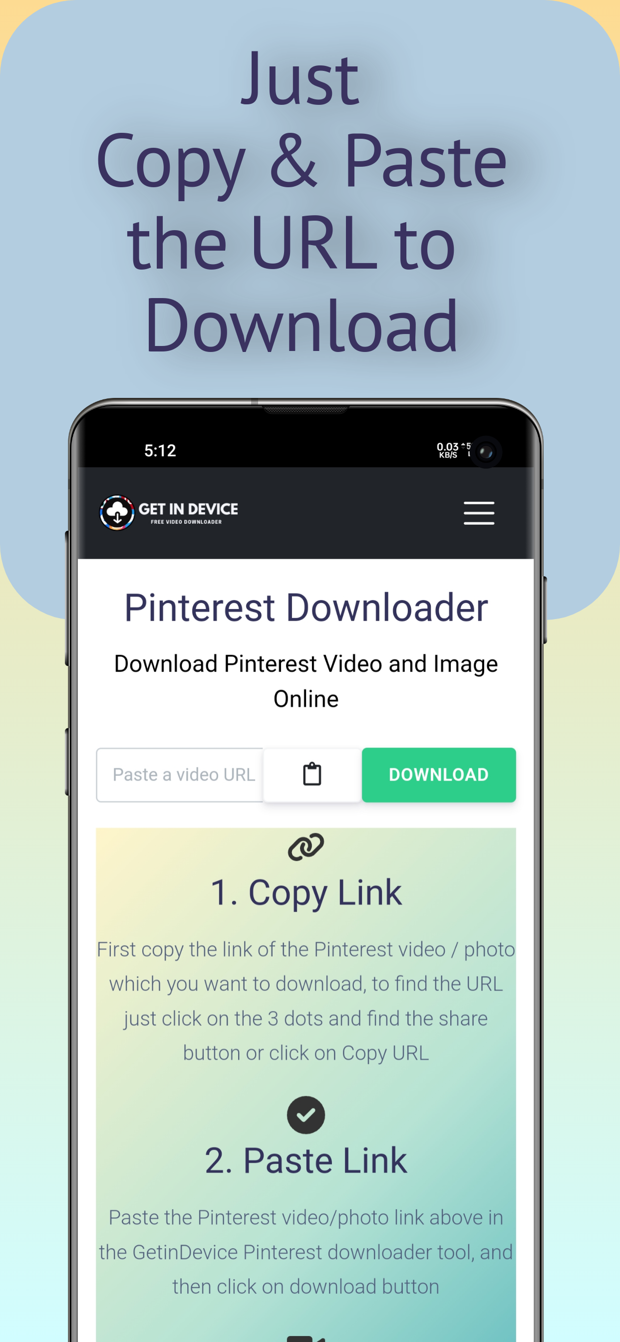 GetIndevice - Social Video Downloader media 5