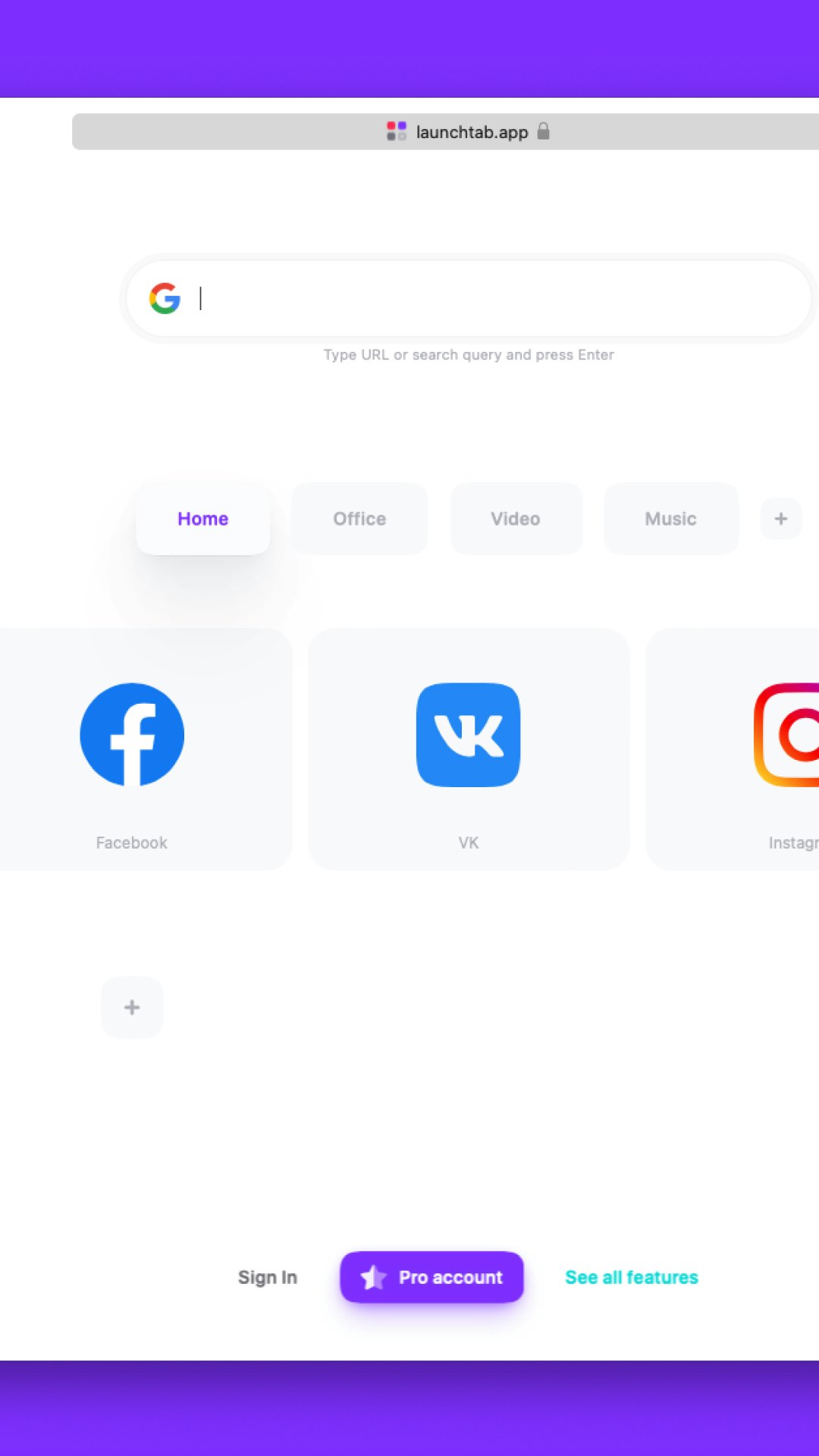 Launch Tab gallery image