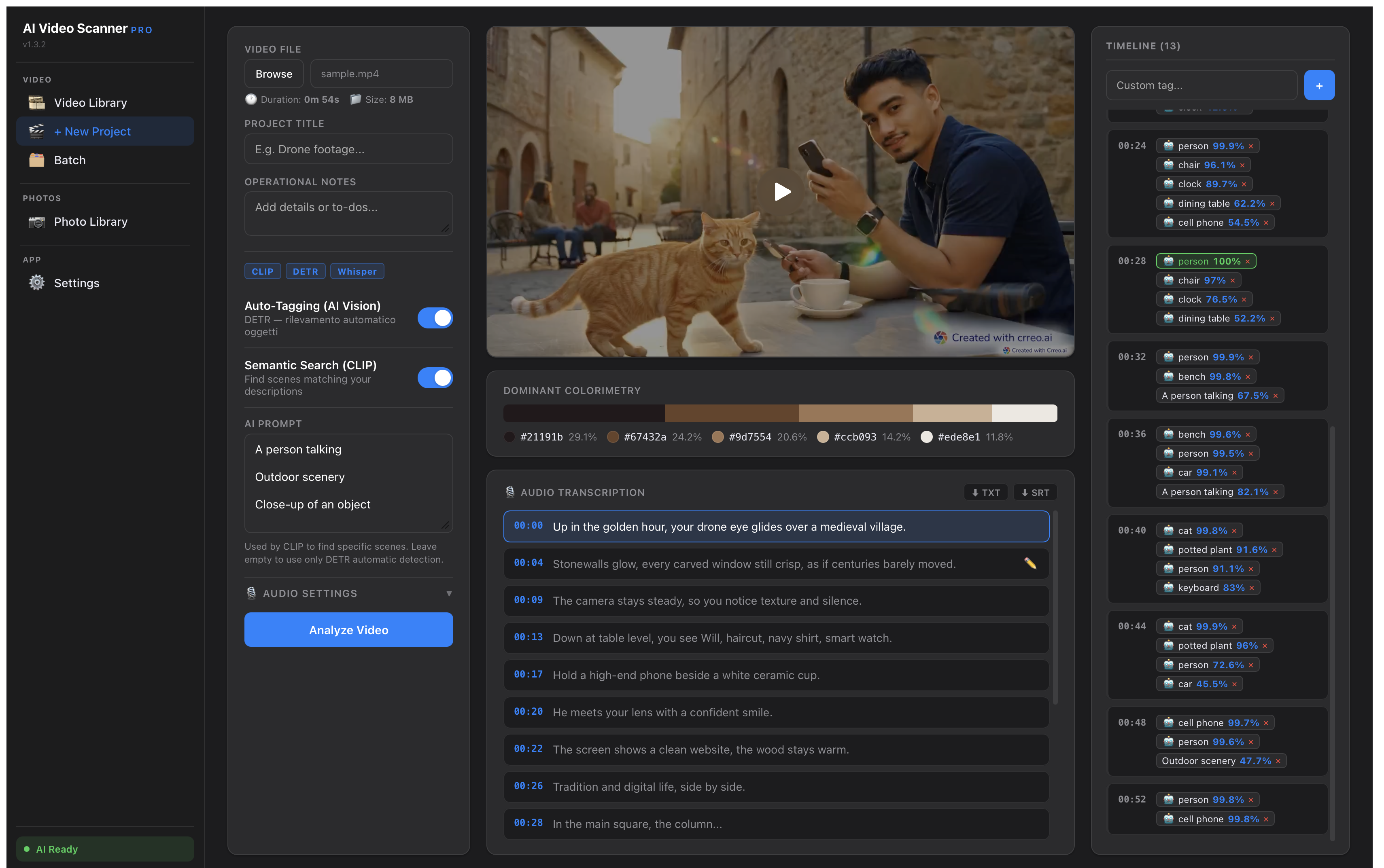 AI Video Scanner PRO