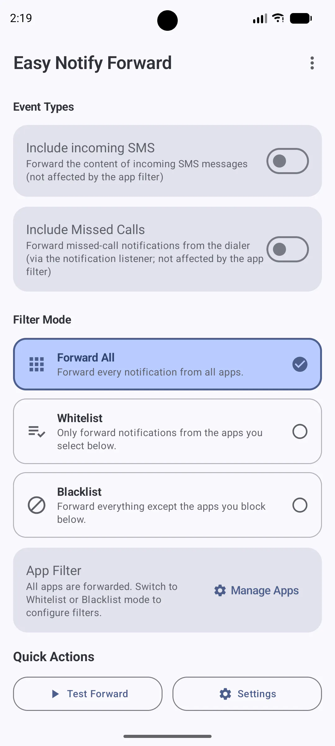 easynotifyforward gallery image
