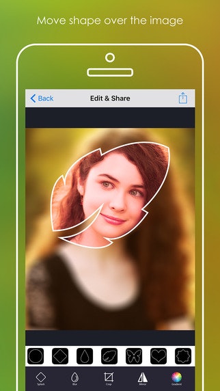 Splash Cropper : selfie cam & snap photo | iOS gallery image