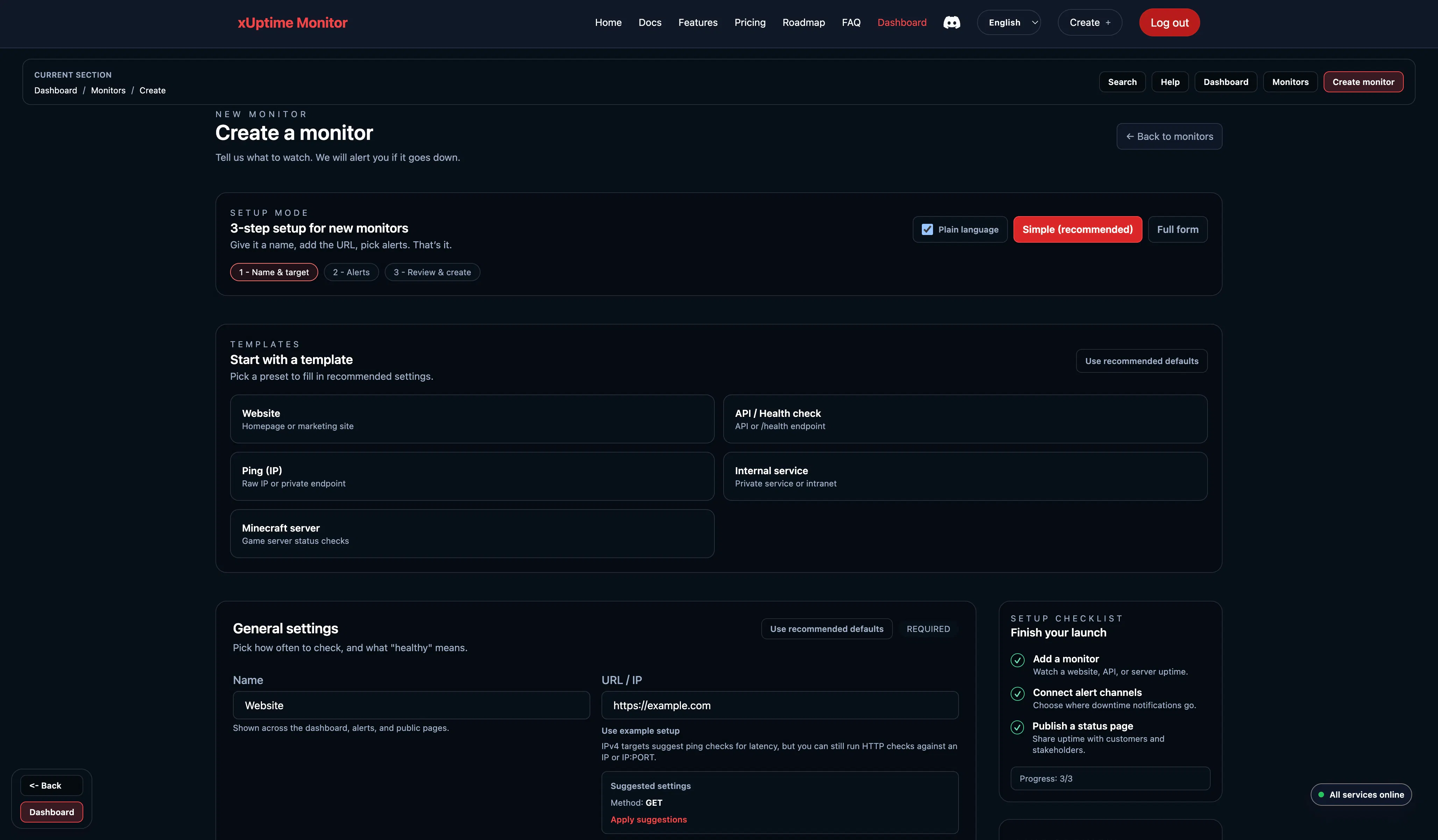 xUptimeMonitor gallery image