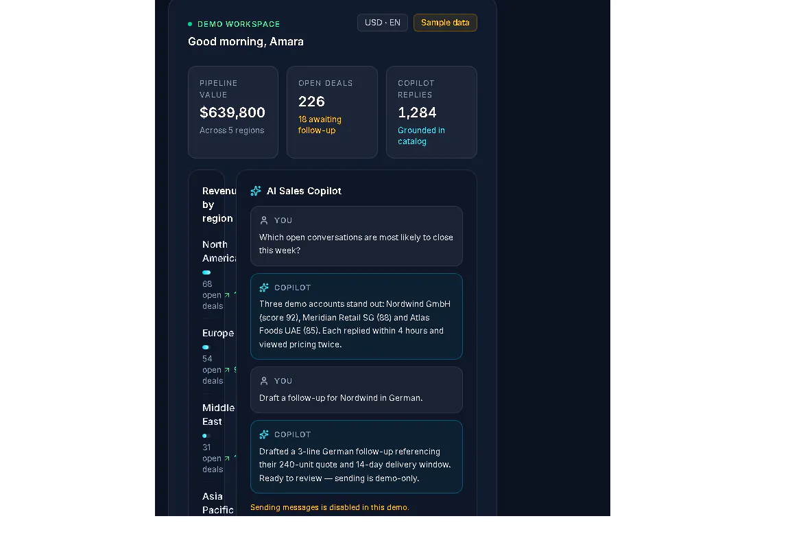 GlobalSell AI 截图 2