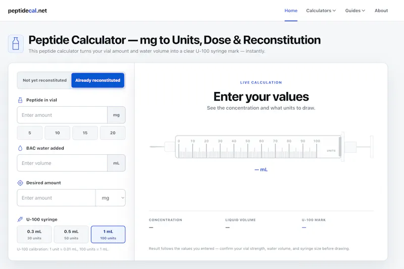Peptide Calculator screenshot 3