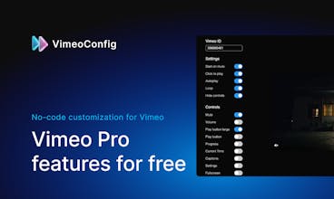 Vimeo Config gallery image