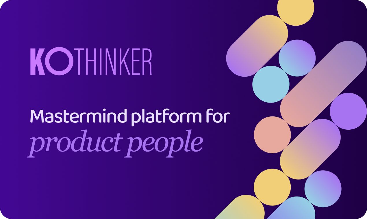 startuptile KoThinker-Sharpen your product skills and grow your product