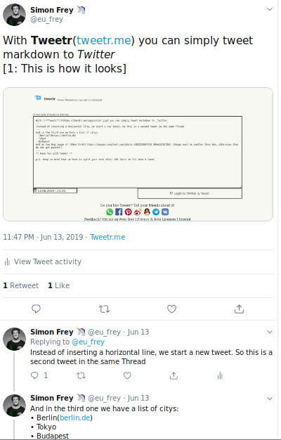 Tweetr gallery image