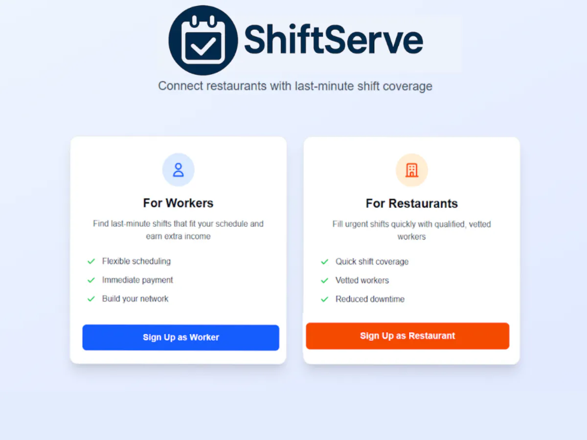 ShiftServe gallery image