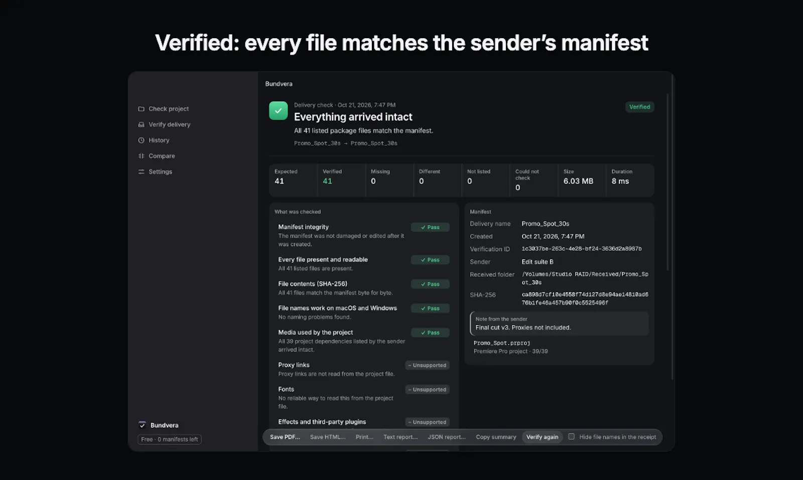 Bundvera screenshot 5