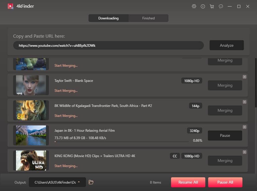 4kFinder Video Downloader media 8