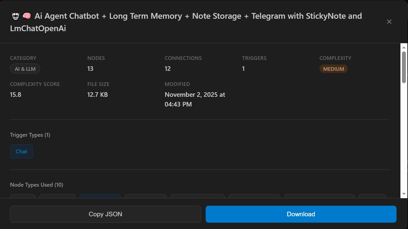 N8n Workflow Collection + Browser - Screenshot 3 showing product features and functionality