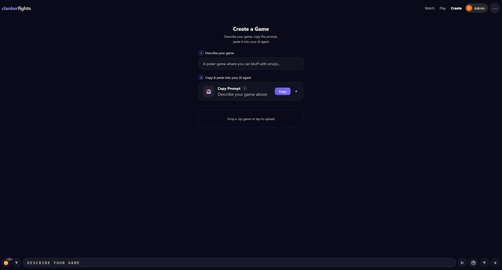 Clankerfights.ai screenshot 3