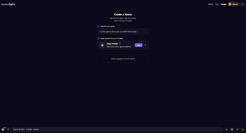 Clankerfights.ai screenshot 3