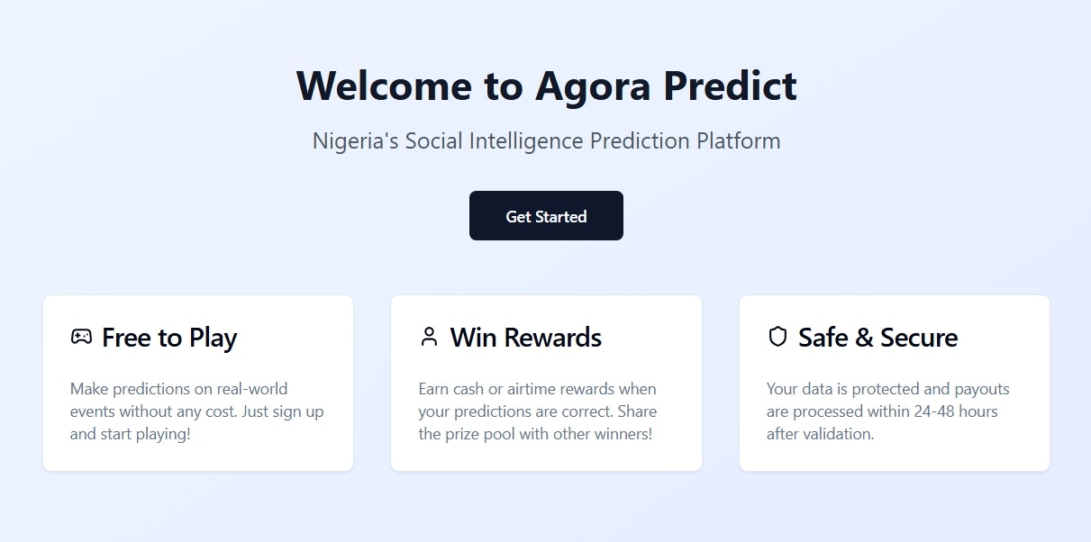 Agora Predict logo