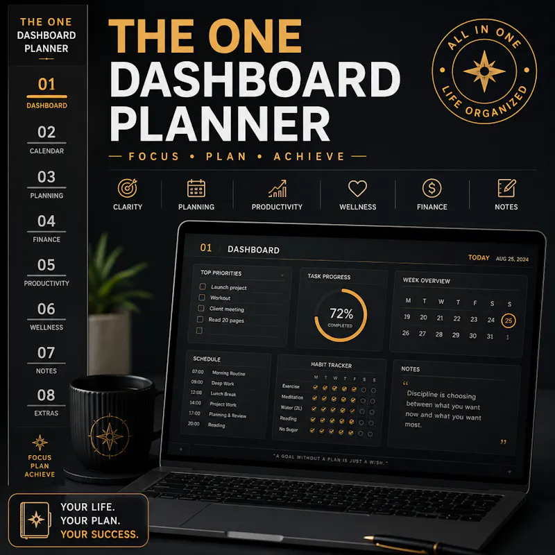 The One Dashboard Planner  screenshot 1