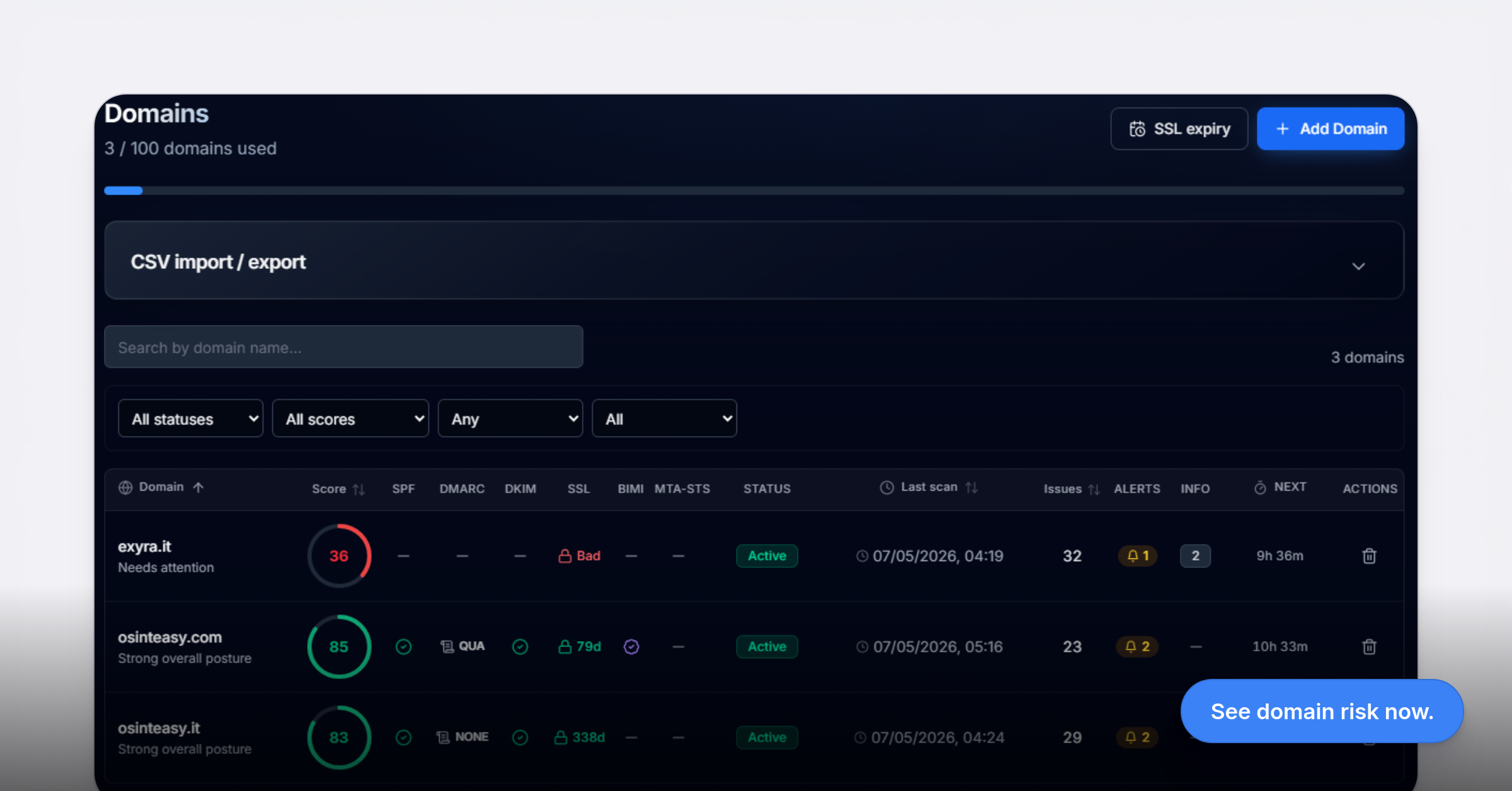 OSINTeasy – Domain Security Workspace gallery image