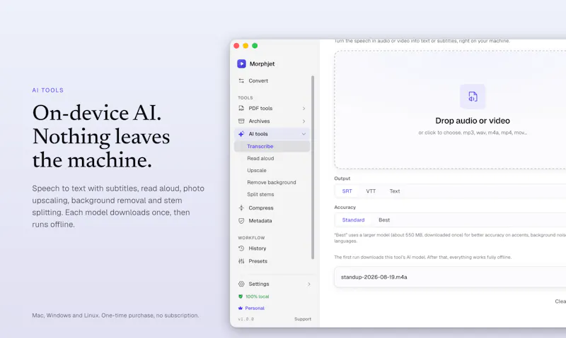 Morphjet screenshot 6