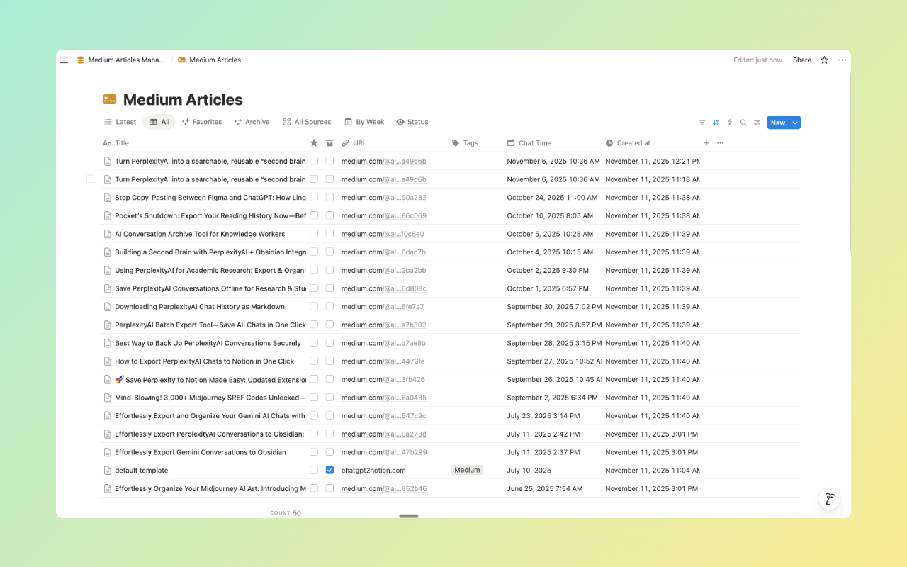 Medium to Notion - Screenshot 4 preview