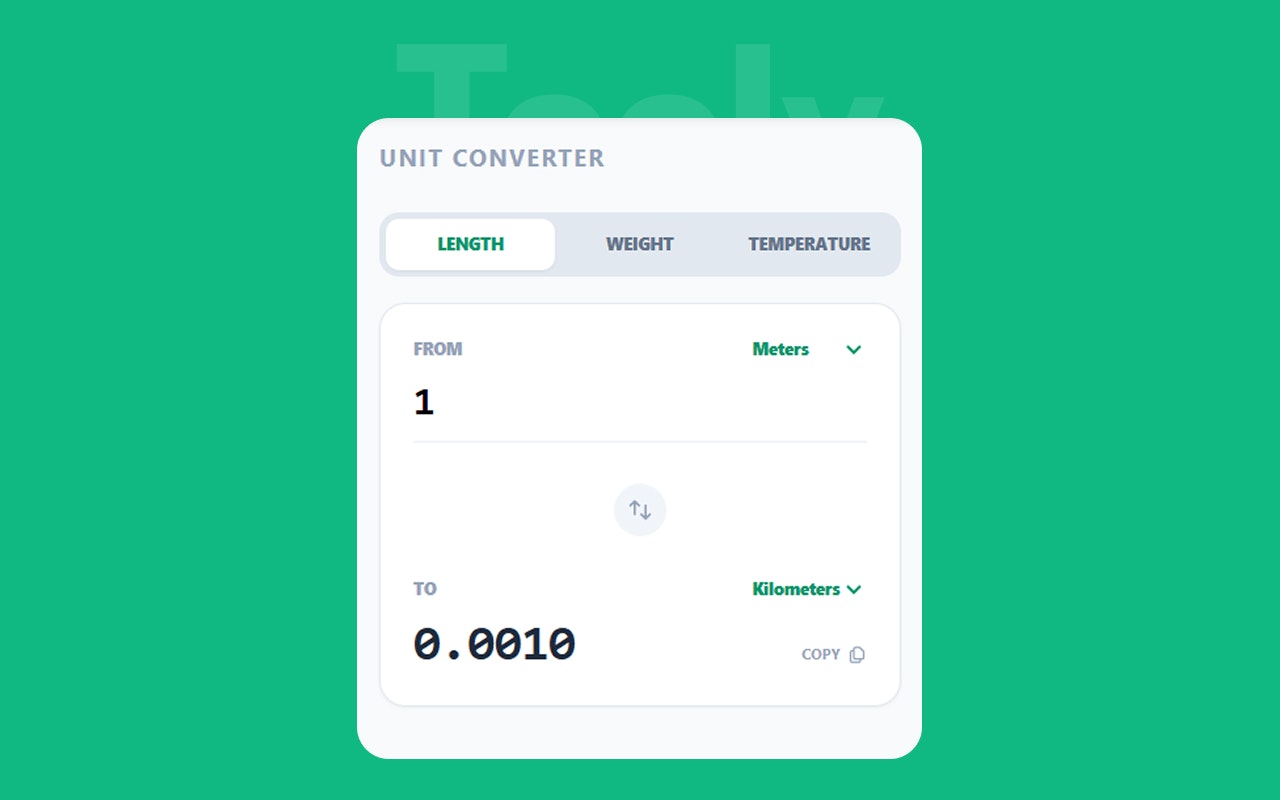 Tooly - Screenshot 4 showing product features and functionality