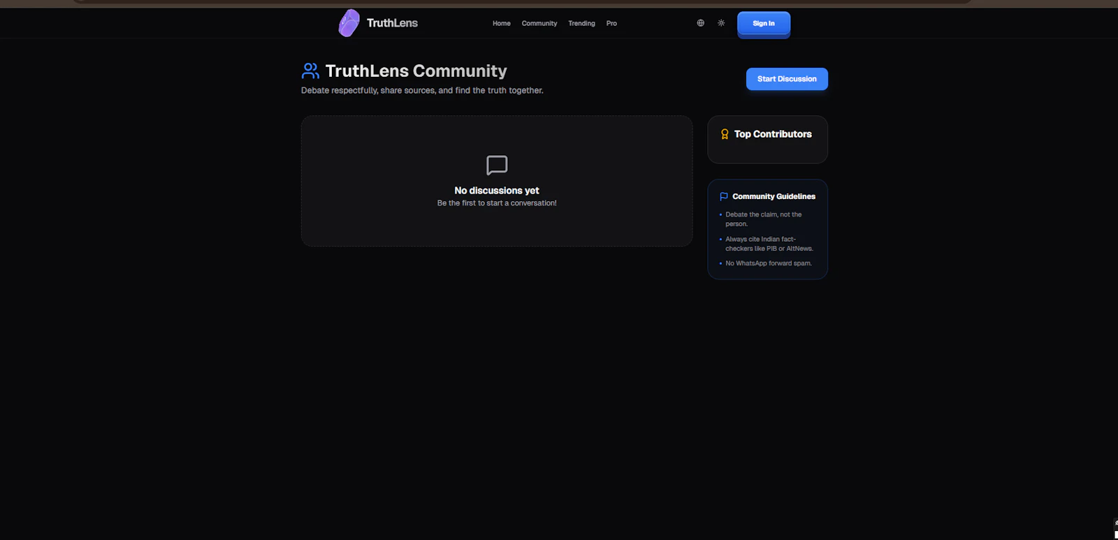 TruthLens screenshot 3