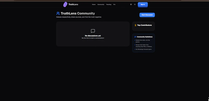 TruthLens screenshot 3