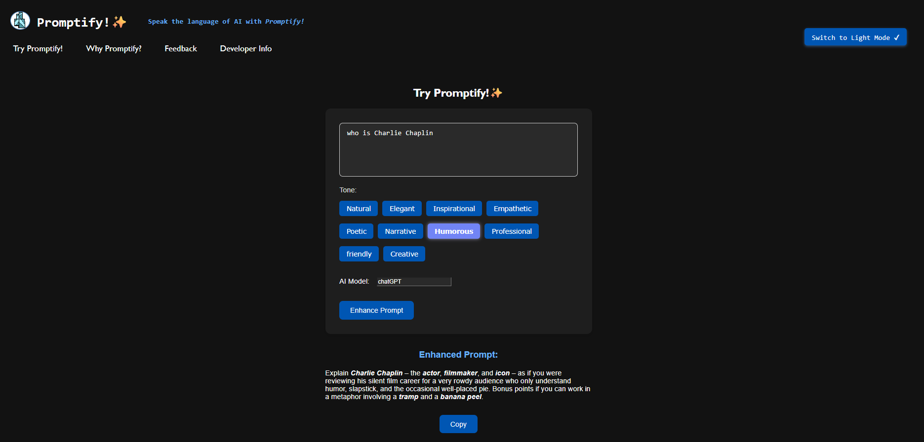 Promptify! media 3