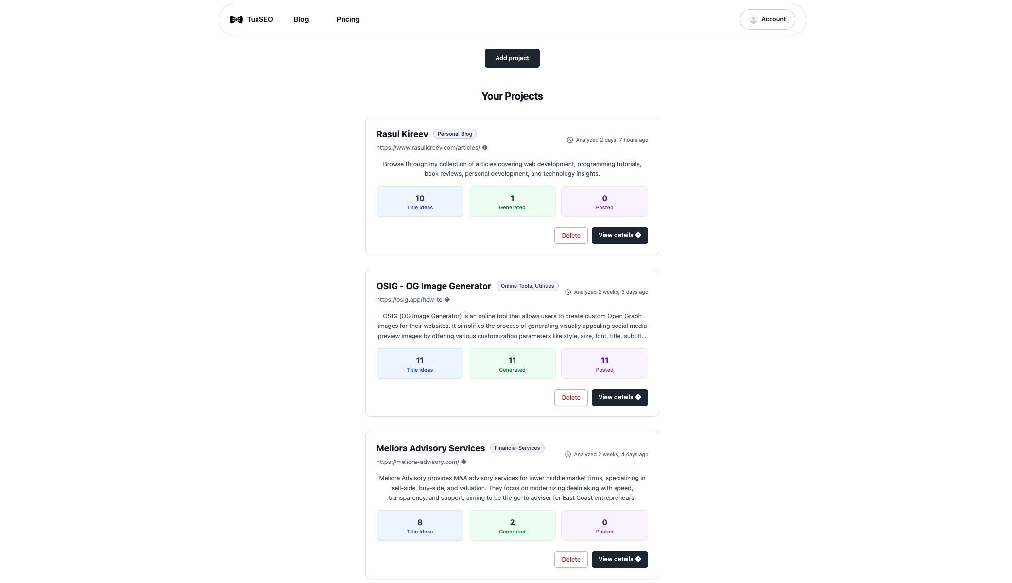 TuxSEO - Screenshot 2 preview