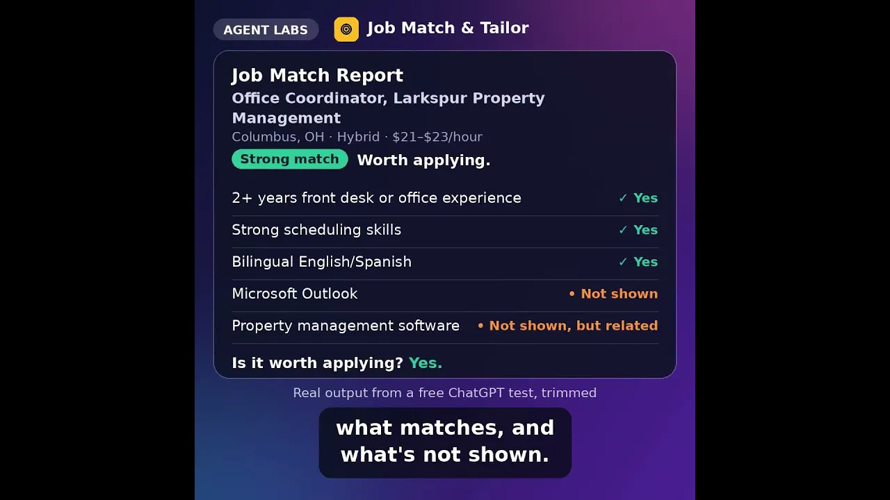 Agent Labs Career Finder gallery image