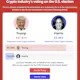 Crypto industry's U.S. election vote